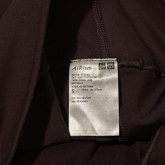 🌺 UniQlo Purple Eggplant Leggings with Side Pockets Women’s Size Small - Picture 5 of 7